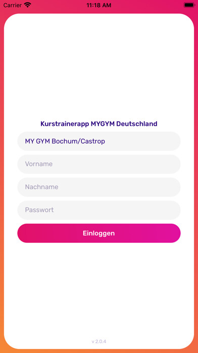 Emulate iPhone app MyGym active KurstrainerApp using MyAndroid Emulate iPhone app MyGym active KurstrainerApp using MyAndroid