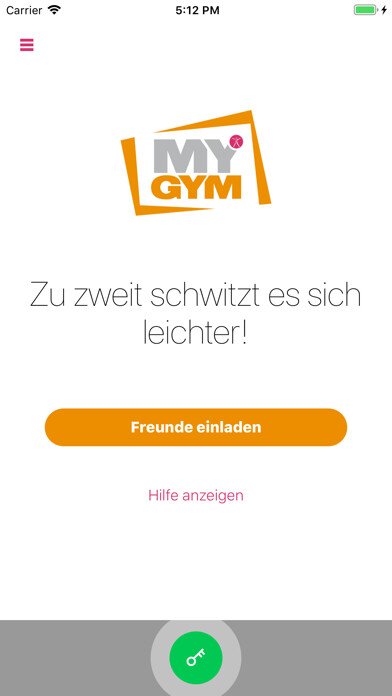 Emulate iPhone app MYGYM Deutschland using MyAndroid