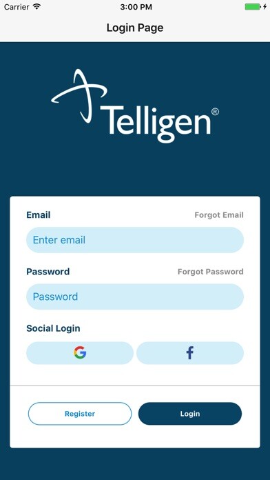 Emulate iPhone app MyHealth by Telligen using MyAndroid