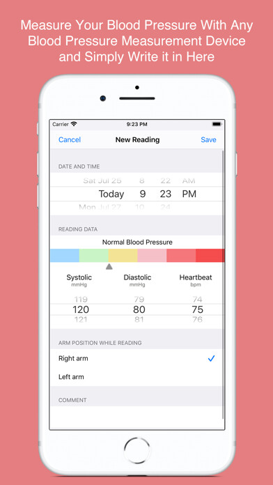 Emulate iPhone app MyHeart: Blood Pressure Diary using MyAndroid Emulate iPhone app MyHeart: Blood Pressure Diary using MyAndroid