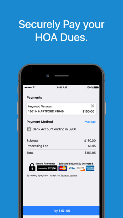 Emulate iPhone app My HOA Heywood Management using MyAndroid