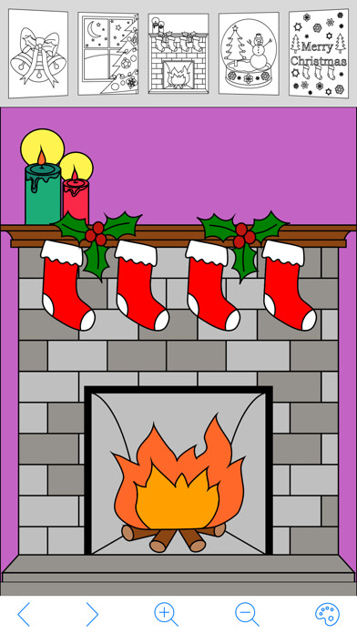Emulate iPhone app My Holiday Coloring Book using MyAndroid Emulate iPhone app My Holiday Coloring Book using MyAndroid