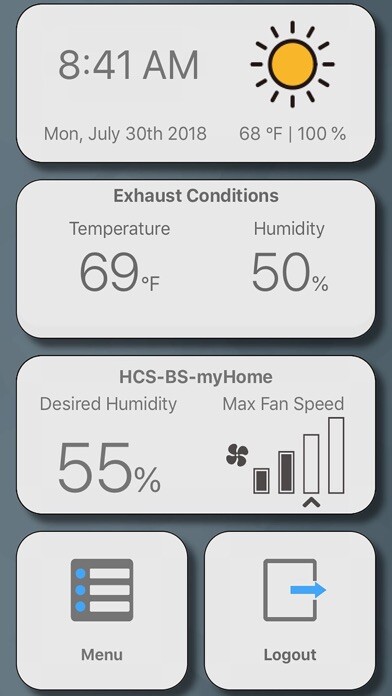 Emulate iPhone app myHome IAQ using MyAndroid Emulate iPhone app myHome IAQ using MyAndroid