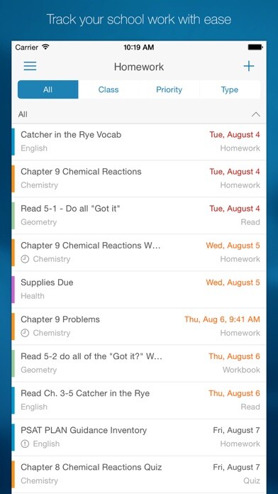 Emulate iPhone app myHomework Student Planner using MyAndroid Emulate iPhone app myHomework Student Planner using MyAndroid