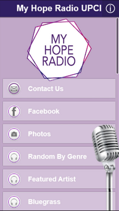 Emulate iPhone app My Hope Radio UPCI using MyAndroid