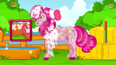 Emulate iPhone app My Horse and Unicorn Grooming using MyAndroid