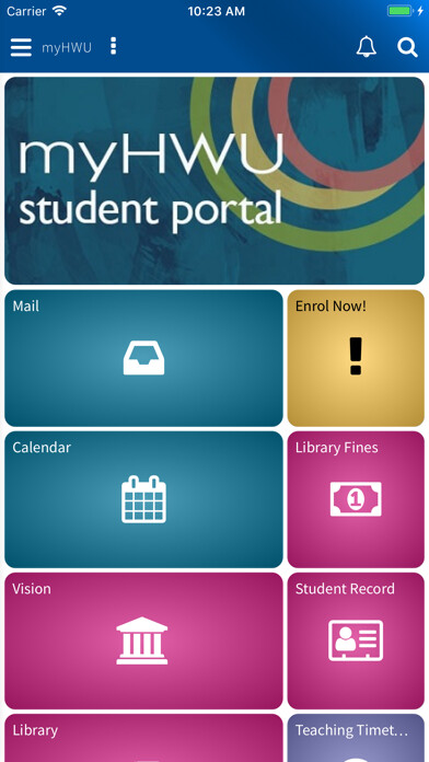 Emulate iPhone app myHWU using MyAndroid Emulate iPhone app myHWU using MyAndroid