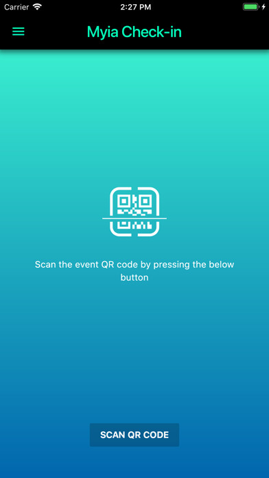 Emulate iPhone app Myia Check-In for organizers using MyAndroid