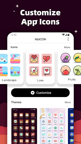Run android online APK MyICON - Icon Changer, Themes from MyAndroid or emulate MyICON - Icon Changer, Themes using MyAndroid Run android online APK MyICON - Icon Changer, Themes from MyAndroid or emulate MyICON - Icon Changer, Themes using MyAndroid