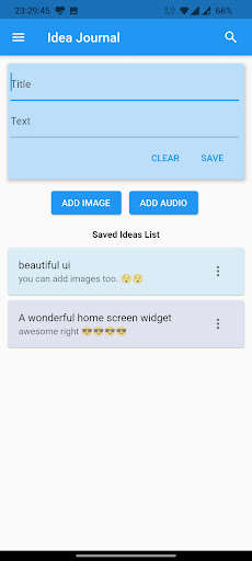Run android online APK MyIdeaJournal from MyAndroid or emulate MyIdeaJournal using MyAndroid
