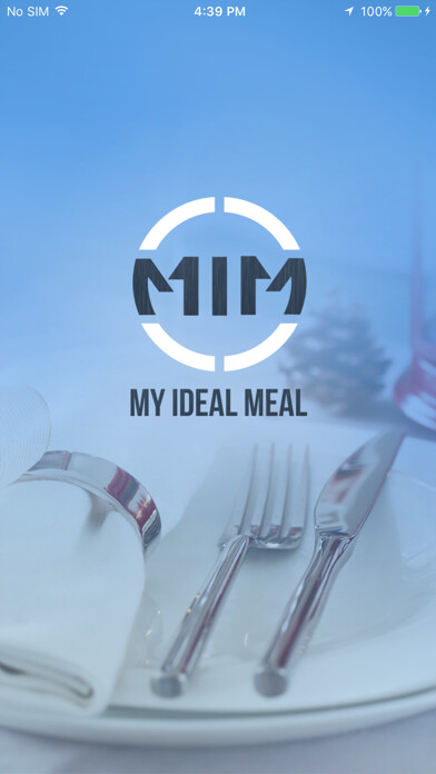 Emulate iPhone app My Ideal Meal (MIM) using MyAndroid