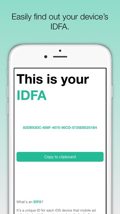 Emulate iPhone app MyIDFA using MyAndroid Emulate iPhone app MyIDFA using MyAndroid