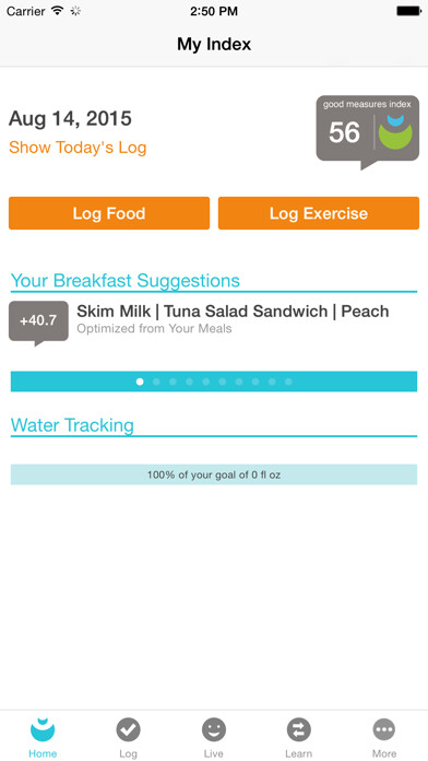 Emulate iPhone app My Index using MyAndroid