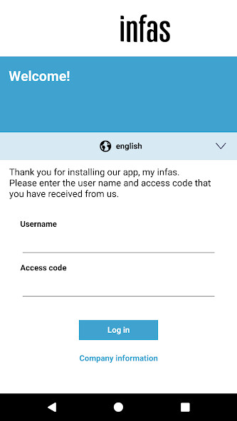 Run android online APK my infas from MyAndroid or emulate my infas using MyAndroid