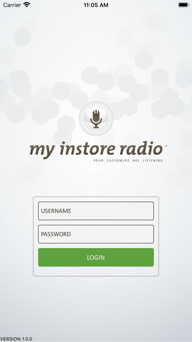 Emulate iPhone app My Instore Radio Player using MyAndroid