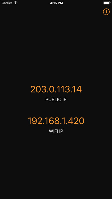 Emulate iPhone app My IP - Public & Wifi IPs using MyAndroid Emulate iPhone app My IP - Public & Wifi IPs using MyAndroid