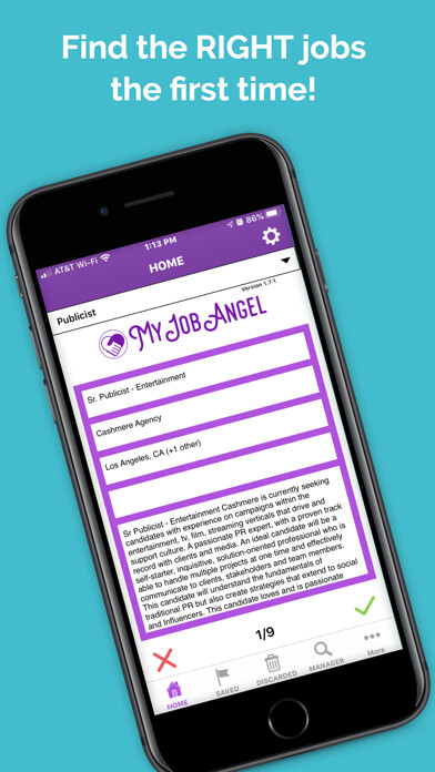 Emulate iPhone app MyJobAngel: Job Search, Finder using MyAndroid Emulate iPhone app MyJobAngel: Job Search, Finder using MyAndroid