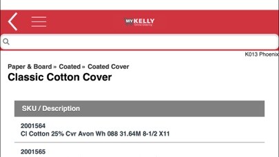 Emulate iPhone app myKelly Catalog App using MyAndroid