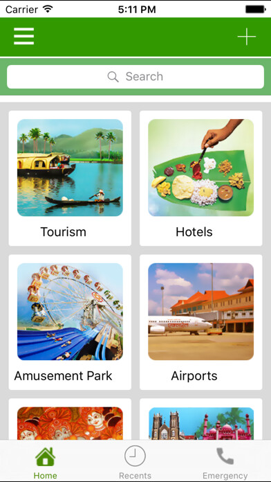 Emulate iPhone app My Kerala using MyAndroid