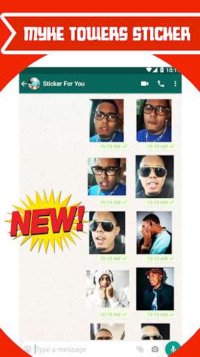 Run android online APK Myke Towers Stickers for Whatsapp & Signal from MyAndroid or emulate Myke Towers Stickers for Whatsapp & Signal using MyAndroid