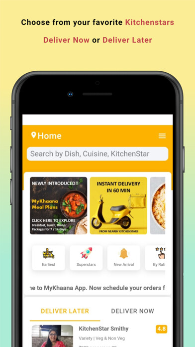Emulate iPhone app MyKhaana - Everything Homemade using MyAndroid Emulate iPhone app MyKhaana - Everything Homemade using MyAndroid