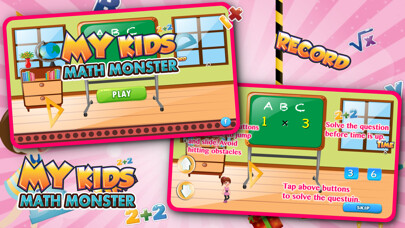 Emulate iPhone app My Kids Math Monster Fun Game for free using MyAndroid