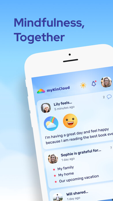 Emulate iPhone app myKinCloud: Family Mindfulness using MyAndroid Emulate iPhone app myKinCloud: Family Mindfulness using MyAndroid