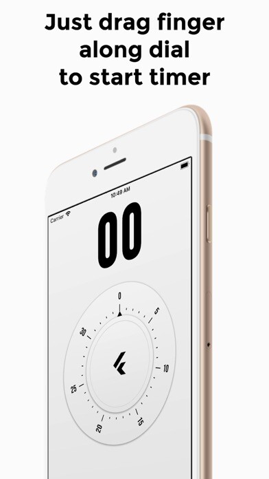 Emulate iPhone app My Kitchen Timer using MyAndroid