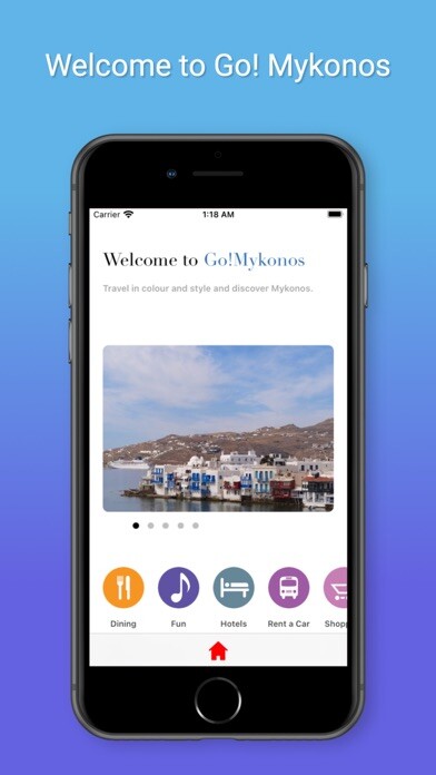 Emulate iPhone app Mykonos Guide - Go! Mykonos using MyAndroid Emulate iPhone app Mykonos Guide - Go! Mykonos using MyAndroid