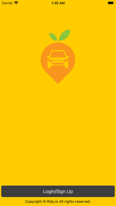 Emulate iPhone app Mykonos Transfer Orange using MyAndroid