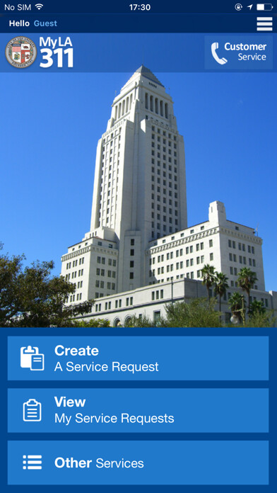 Emulate iPhone app MyLA311 using MyAndroid