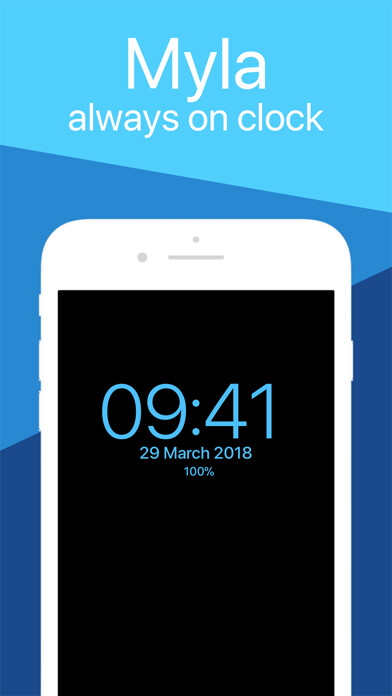 Emulate iPhone app Myla - Always on clock using MyAndroid Emulate iPhone app Myla - Always on clock using MyAndroid