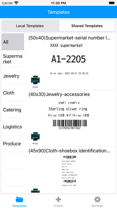 Emulate iPhone app MyLabel using MyAndroid