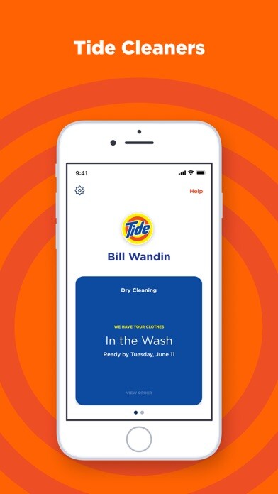 Emulate iPhone app My Laundry by Tide Cleaners using MyAndroid
