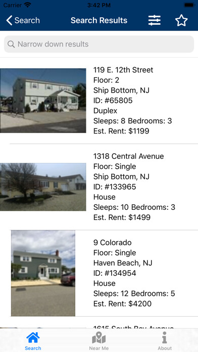 Emulate iPhone app My LBI Vacation Home using MyAndroid