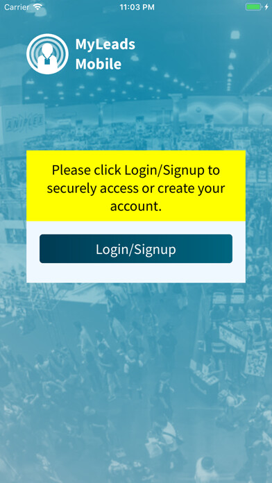 Emulate iPhone app MyLeads by CONEXSYS using MyAndroid