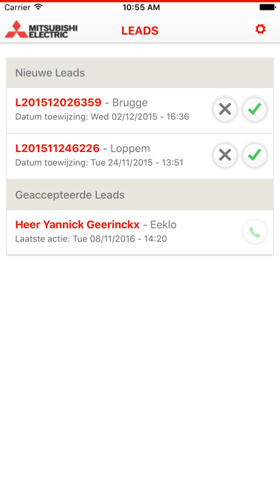 Emulate iPhone app My LEADS using MyAndroid