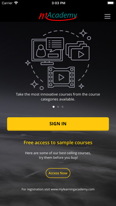 Emulate iPhone app My Learning Academy using MyAndroid