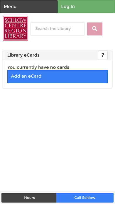 Emulate iPhone app My Library Card using MyAndroid