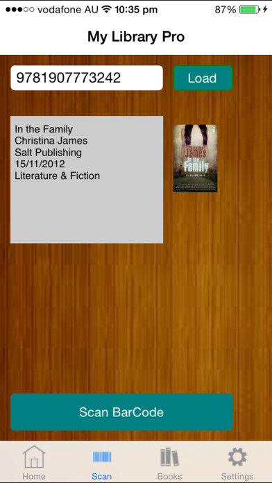 Emulate iPhone app My Library Pro using MyAndroid