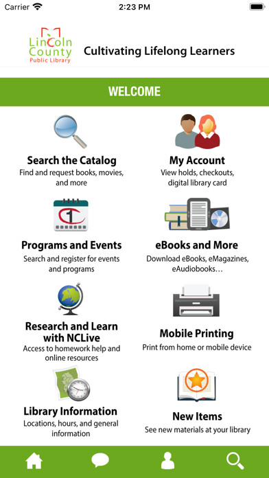 Emulate iPhone app MyLincolnLibrary using MyAndroid