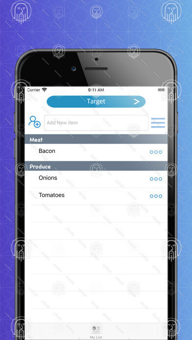 Emulate iPhone app MyList:Grocery list app to do using MyAndroid Emulate iPhone app MyList:Grocery list app to do using MyAndroid