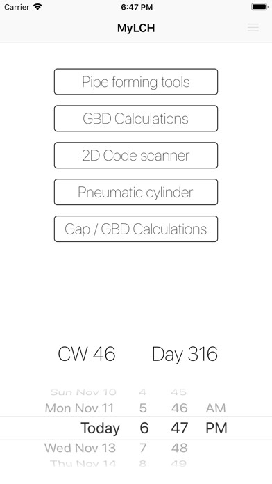Emulate iPhone app My little canning helper using MyAndroid