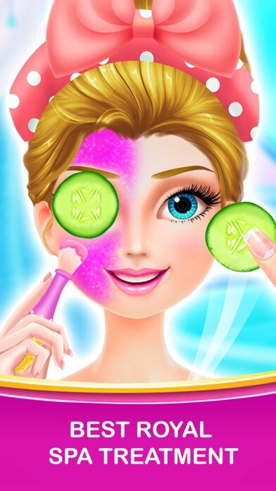 Emulate iPhone app my little princess makeover - wedding salon using MyAndroid
