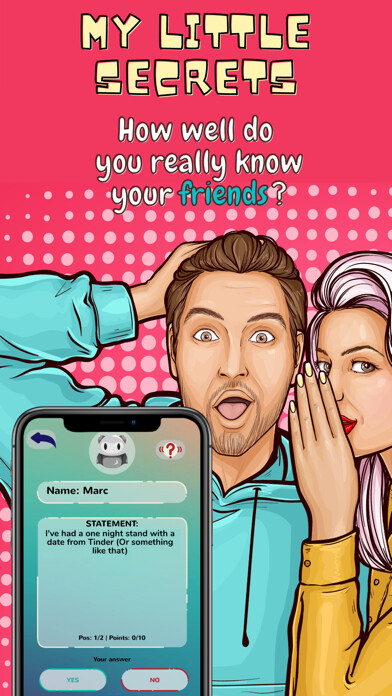 Emulate iPhone app My Little Secrets - Group game using MyAndroid Emulate iPhone app My Little Secrets - Group game using MyAndroid