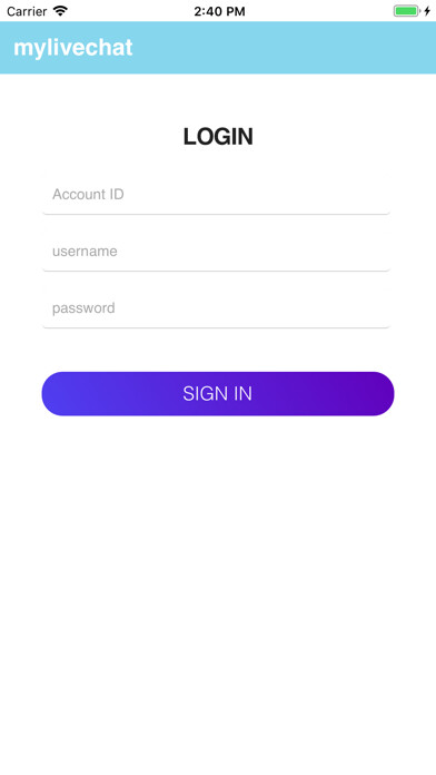Emulate iPhone app mylivechat using MyAndroid Emulate iPhone app mylivechat using MyAndroid