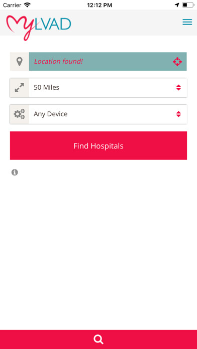 Emulate iPhone app MyLVAD Hospital Locator using MyAndroid Emulate iPhone app MyLVAD Hospital Locator using MyAndroid
