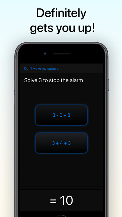 Emulate iPhone app My Math Alarm Clock using MyAndroid Emulate iPhone app My Math Alarm Clock using MyAndroid