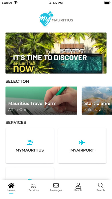 Emulate iPhone app MyMauritius using MyAndroid