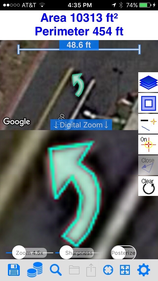 Emulate iPhone app MyMeasure using MyAndroid
